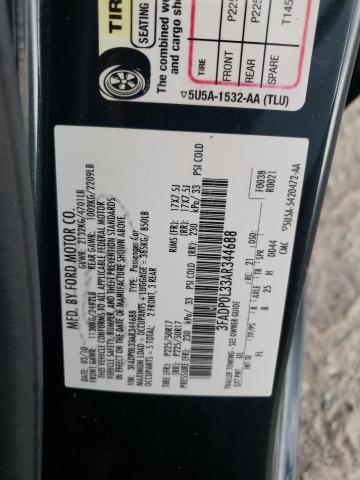 Ford Fusion 2010, VIN 3FADP0L33AR344688, 10/21