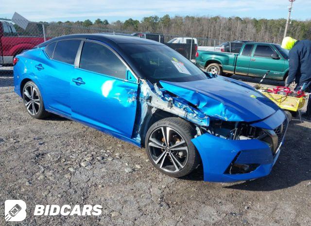 Nissan Sentra 2022, VIN 3N1AB8DV6NY287296, 3/5