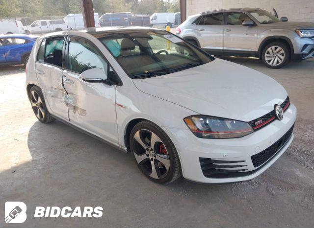 Volkswagen Golf GTI 2017, VIN 3VW447AU2HM048525, 3/5