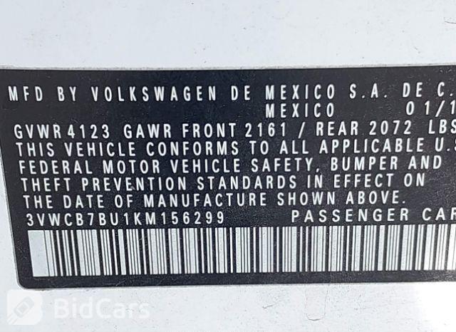 Volkswagen Jetta 2019, VIN 3VWCB7BU1KM156299, 9/20
