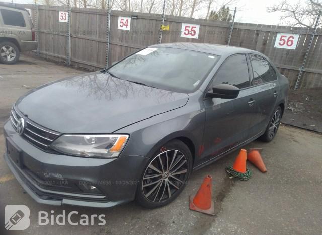 Volkswagen Jetta 2016, VIN 3VWD17AJ8GM290247, 1/5