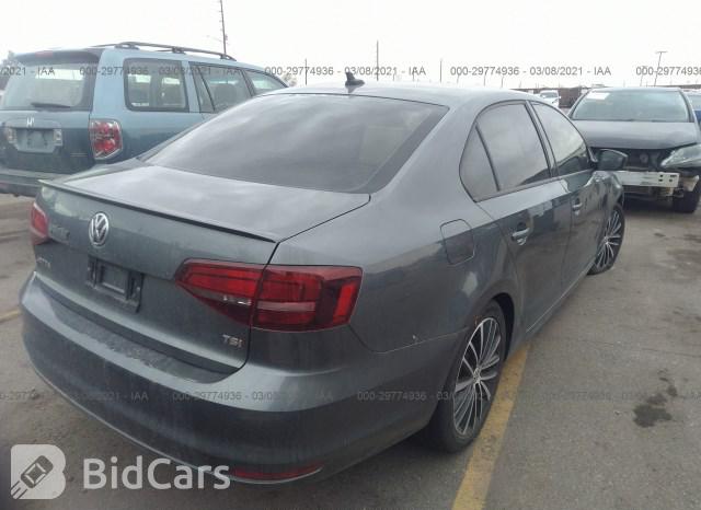 Volkswagen Jetta 2016, VIN 3VWD17AJ8GM290247, 3/5