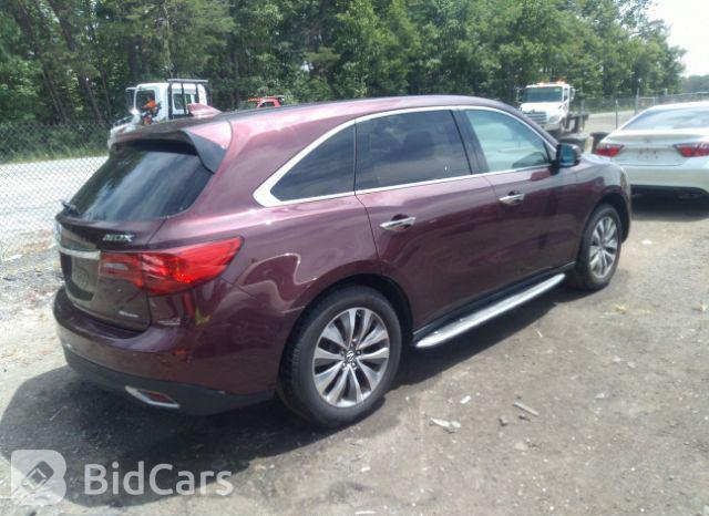 Acura MDX 2014, VIN 5FRYD4H49EB044799, 4/5