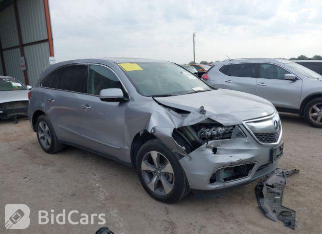 Acura MDX 2016, VIN 5FRYD4H9XGB042736, 1/5
