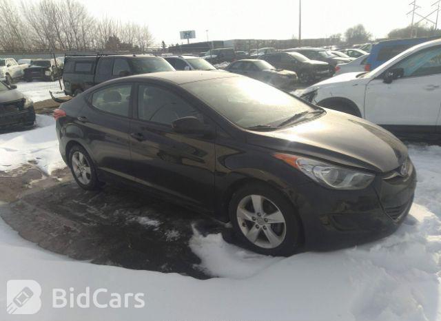 Hyundai Elantra 2013, VIN 5NPDH4AE1DH309643, 1/5