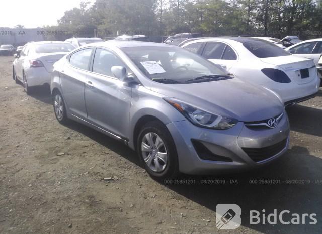 Hyundai Elantra 2016, VIN 5NPDH4AE8GH721823, 1/5