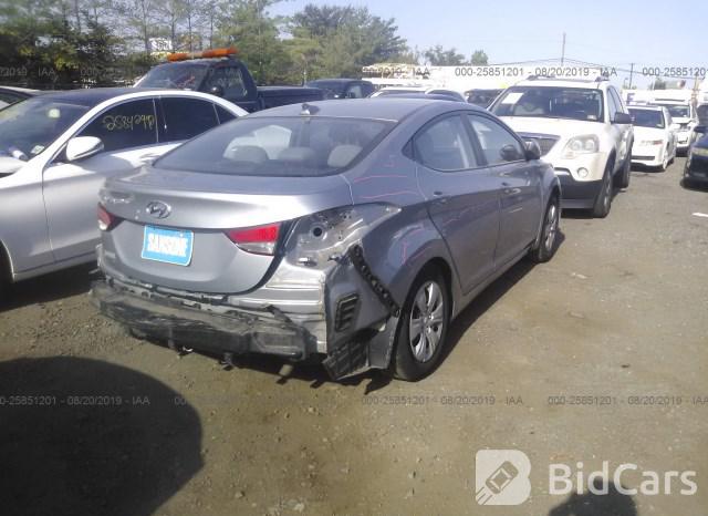 Hyundai Elantra 2016, VIN 5NPDH4AE8GH721823, 4/5