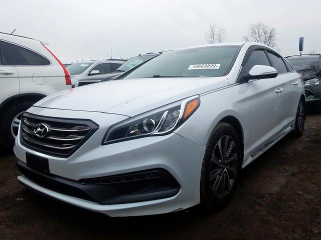 Hyundai Sonata 2015, VIN 5NPE34AF1FH080993, 2/5