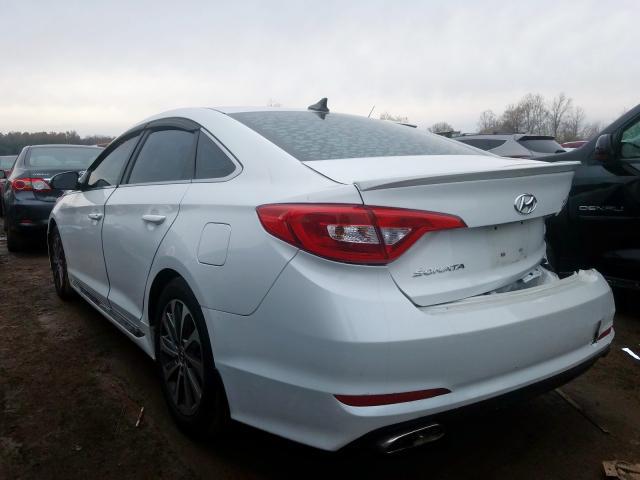 Hyundai Sonata 2015, VIN 5NPE34AF1FH080993, 3/5