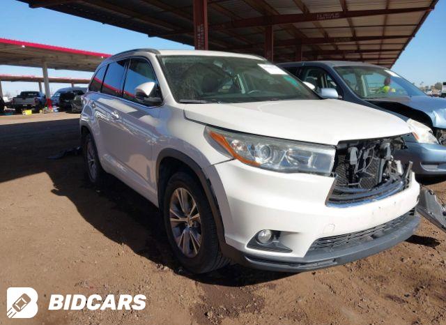 Toyota Highlander 2015, VIN 5TDBKRFHXFS145928, 5/6