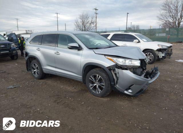 Toyota Highlander 2017, VIN 5TDBZRFH5HS481159, 9/11