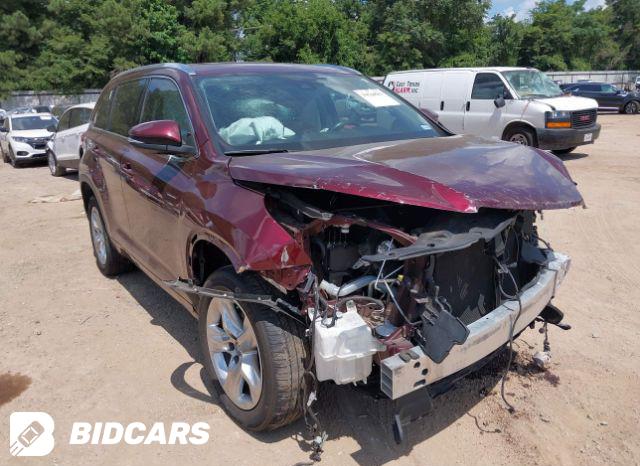 Toyota Highlander 2017, VIN 5TDBZRFH6HS446453, 7/9