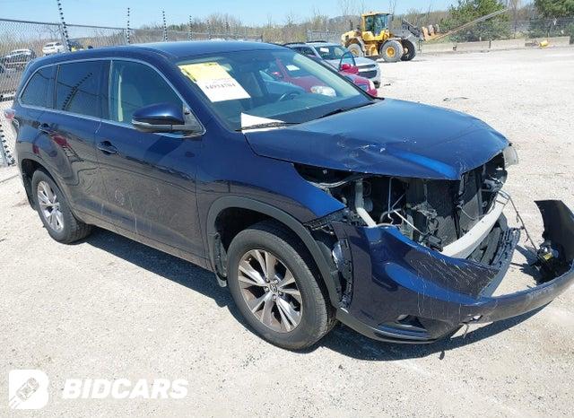 Toyota Highlander 2016, VIN 5TDDKRFH4GS335069, 8/8