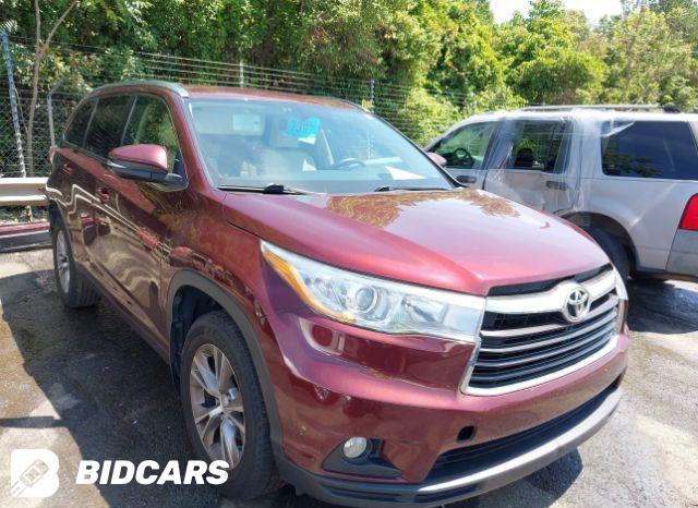 Toyota Highlander 2016, VIN 5TDJKRFH8GS253123, 2/5