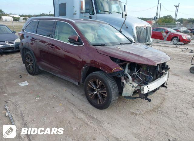 Toyota Highlander 2017, VIN 5TDJZRFH6HS474927, 8/11