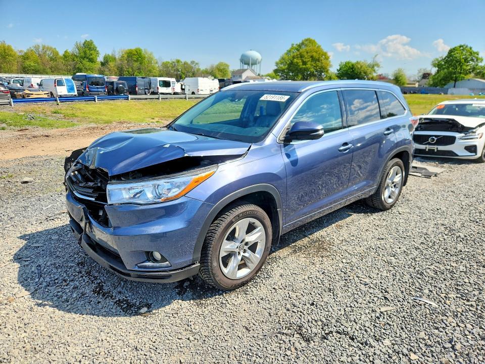 Toyota Highlander 2017, VIN 5TDJZRFH9HS423440, 2/5
