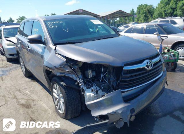 Toyota Highlander 2017, VIN 5TDJZRFH9HS514305, 11/11
