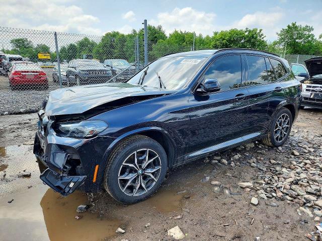 BMW X3 2021, VIN 5UXTY5C02M9H59301, 3/5