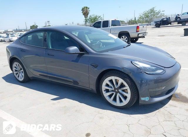 Tesla Model 3 2022, VIN 5YJ3E1EA7NF303923, 3/5