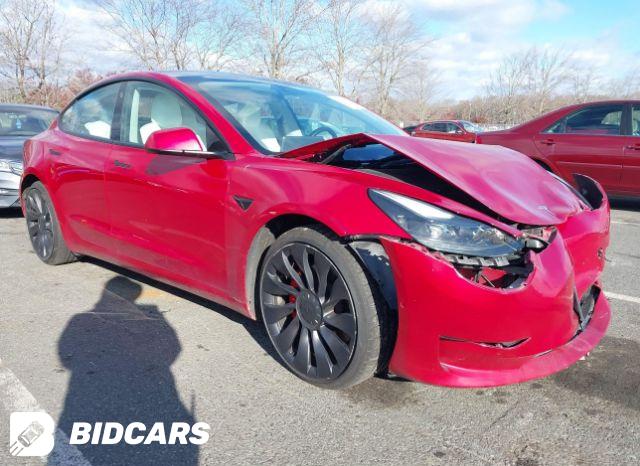 Tesla MODEL 3 2021, VIN 5YJ3E1EAXMF076807, 1/5