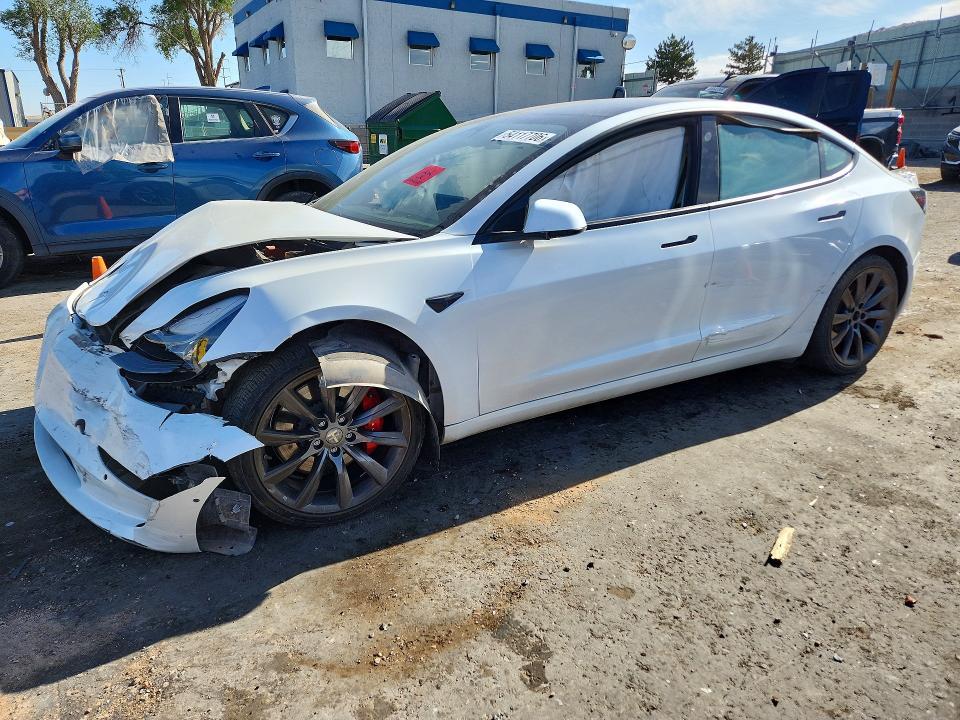 Tesla MODEL 3 2021, VIN 5YJ3E1EB7MF015326, 4/5