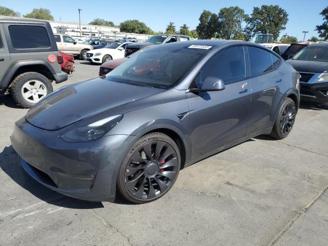 Tesla MODEL Y 2021, VIN 5YJYGAEE6MF129618, 1/5