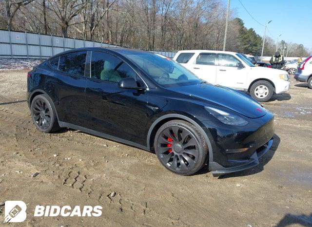 Tesla Model Y 2020, VIN 5YJYGDEE3LF009419, 1/5