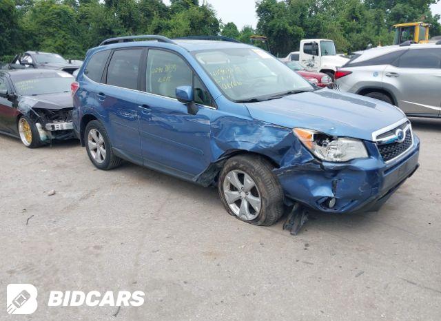 Subaru Forester 2014, VIN JF2SJAPC2EH558518, 1/5