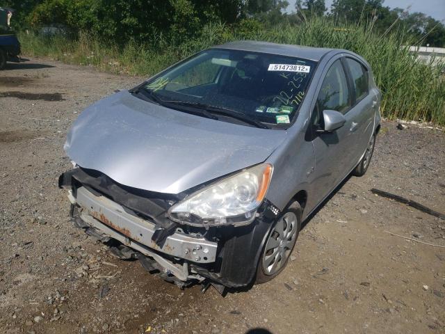 Toyota Prius 2012, VIN JTDKDTB34C1507584, 2/5