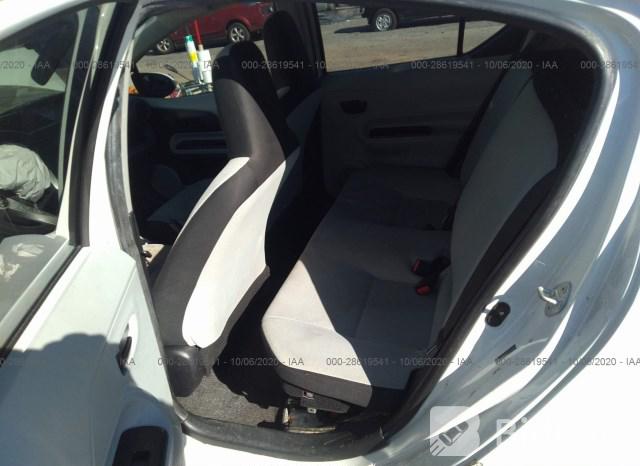 Toyota Prius 2012, VIN JTDKDTB37C1524783, 8/21