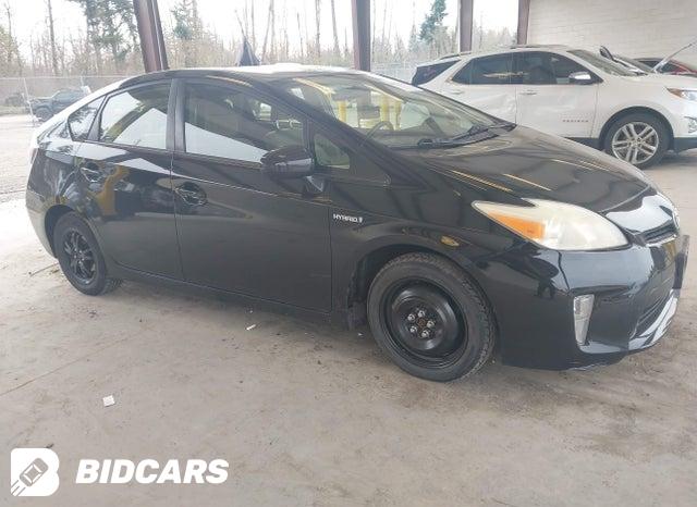 Toyota Prius 2012, VIN JTDKDTB37C1524783, 12/21