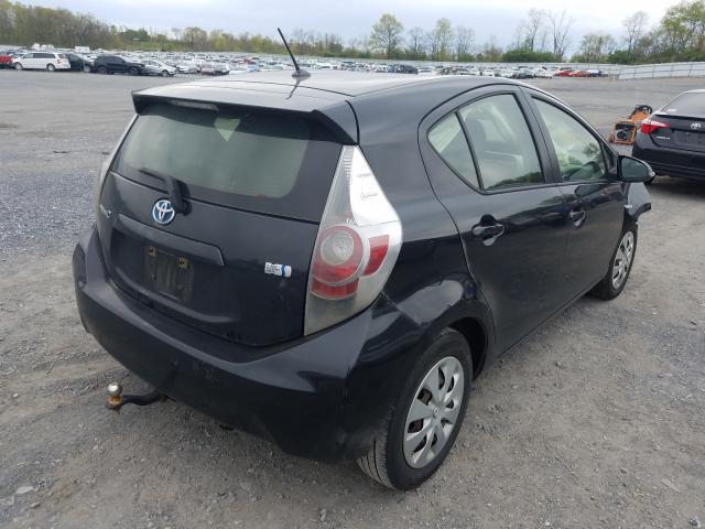 Toyota Prius 2012, VIN JTDKDTB38C1515090, 4/5