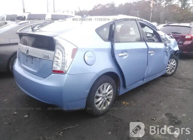 Toyota Prius 2012, VIN JTDKN3DP1C3016357, 4/5