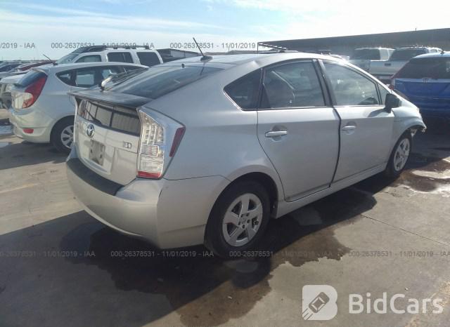 Toyota Prius 2010, VIN JTDKN3DU2A0086891, 4/5