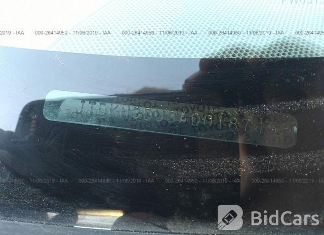 Toyota Prius 2010, VIN JTDKN3DU3A0018745, 8/19