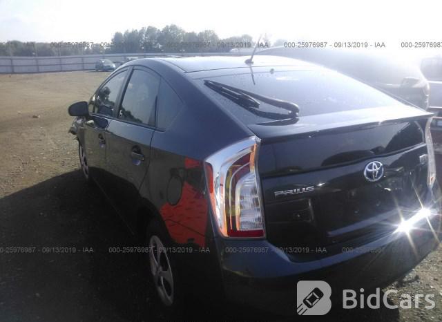 Toyota Prius 2013, VIN JTDKN3DU4D1722712, 2/5