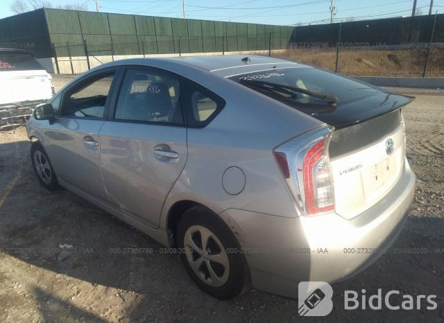 Toyota Prius 2014, VIN JTDKN3DU9E1778923, 3/5