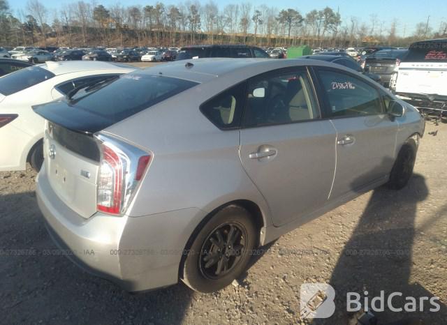 Toyota Prius 2014, VIN JTDKN3DU9E1778923, 4/5