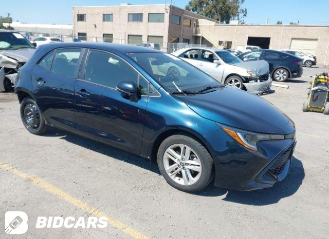 Toyota Corolla 2020, VIN JTDM4RCE3LJ023630, 5/11
