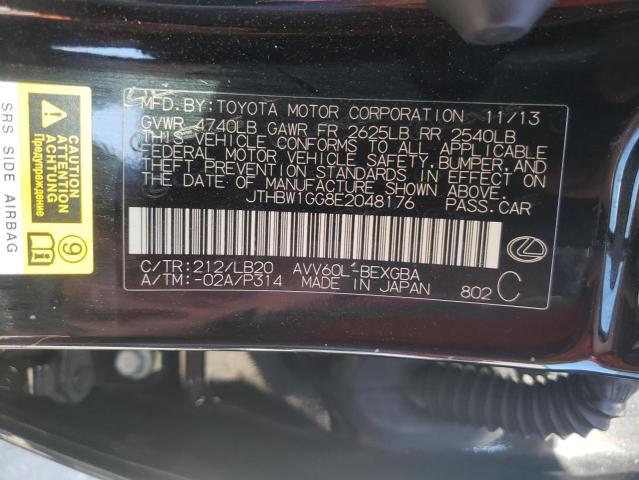 Lexus ES 2014, VIN JTHBW1GG8E2048176, 8/19
