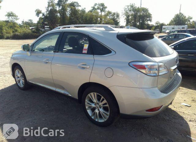 Lexus RX 2011, VIN JTJBC1BA2B2044873, 3/5