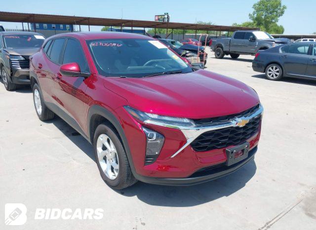 Chevrolet Trax 2024, VIN KL77LJE21RC133266, 1/5