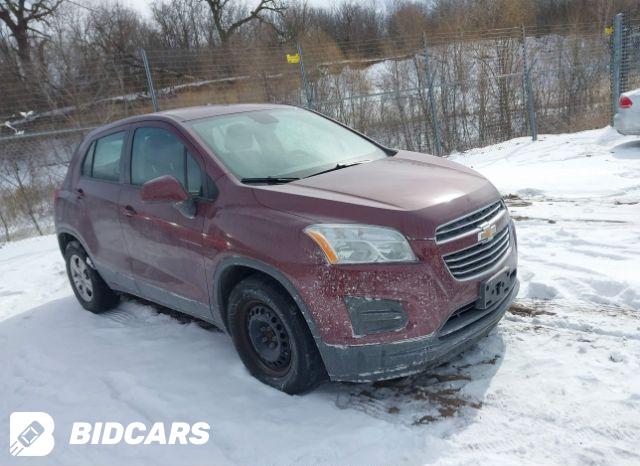 Chevrolet Trax 2016, VIN KL7CJLSB9GB662052, 4/5