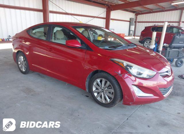 Hyundai Elantra 2016, VIN KMHD35LH5GU258746, 3/5