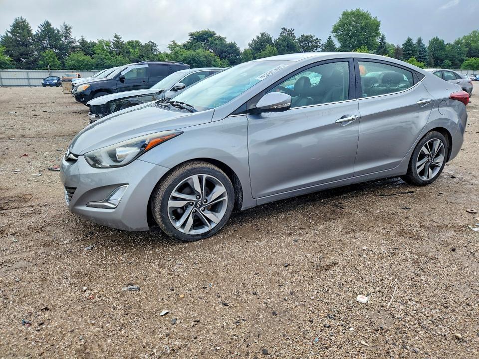Hyundai Elantra 2017, VIN KMHD74LF6HU095748, 4/5