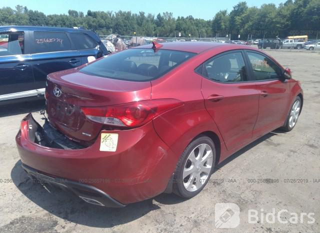 Hyundai Elantra 2011, VIN KMHDH4AE8BU086418, 4/5