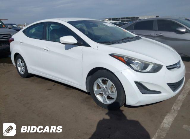 Hyundai Elantra 2015, VIN KMHDH4AE9FU226644, 1/5