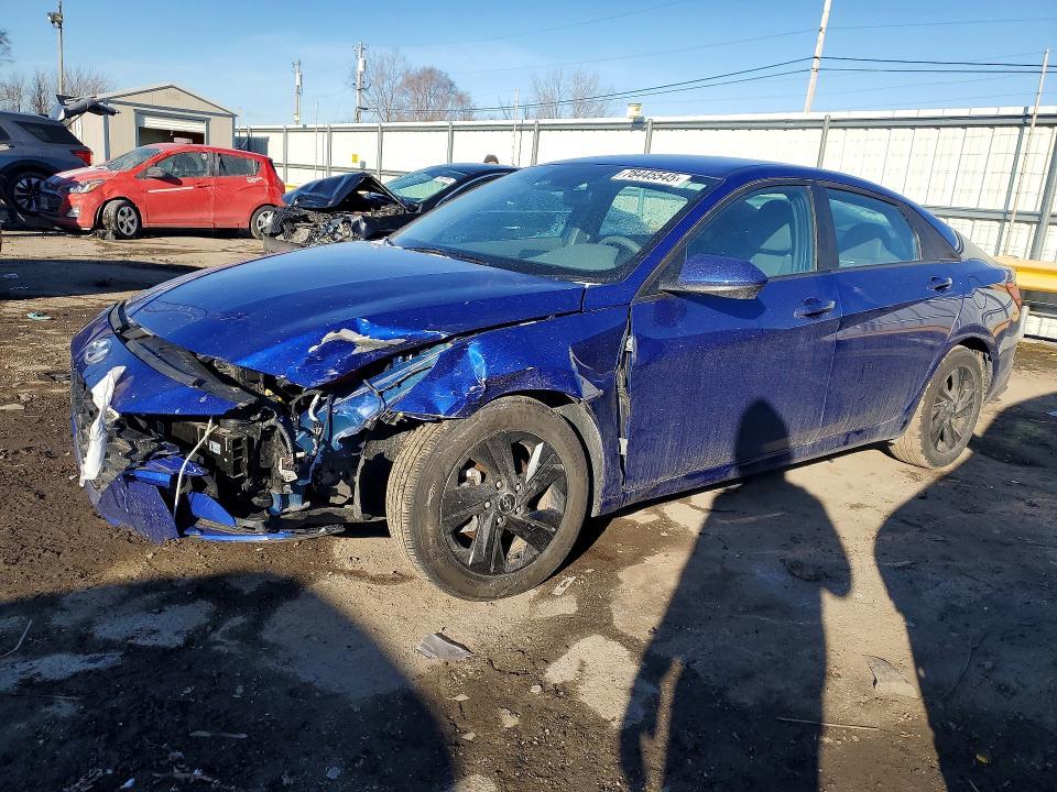Hyundai Elantra 2022, VIN KMHLM4AG3NU247447, 3/5