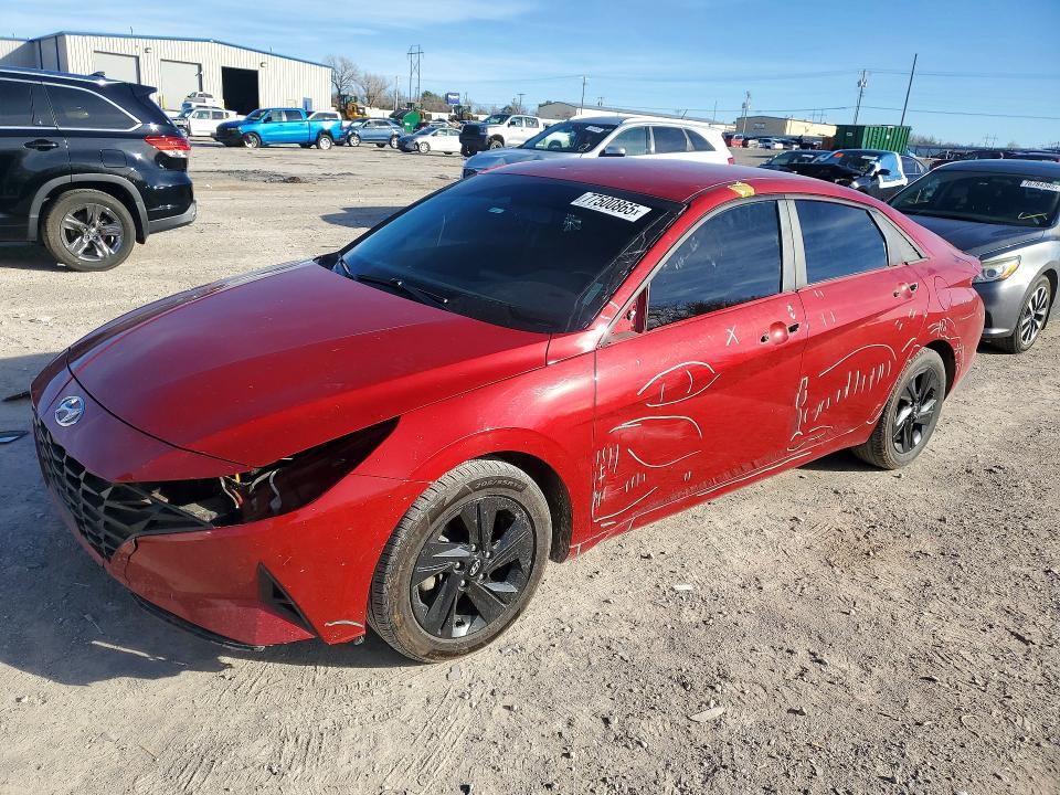 Hyundai Elantra 2022, VIN KMHLN4AJ1NU029158, 3/5