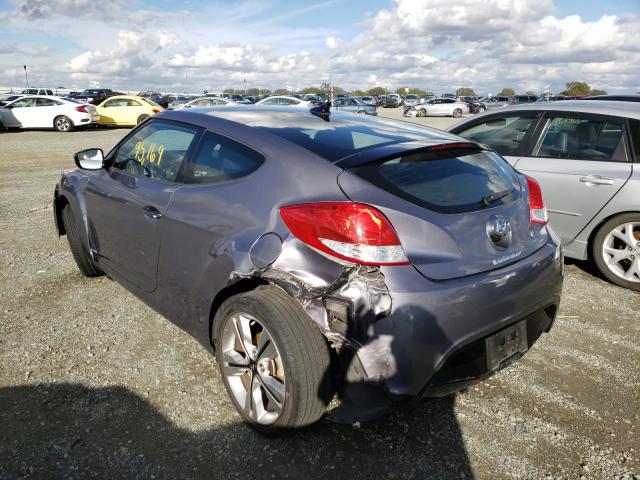 Hyundai Veloster 2017, VIN KMHTC6AD1HU319142, 3/5